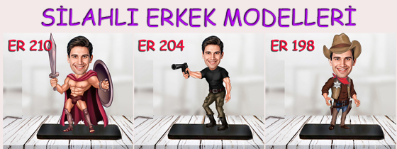 KİŞİYE ÖZEL SİLAHLI ERKEK MODELLERİ